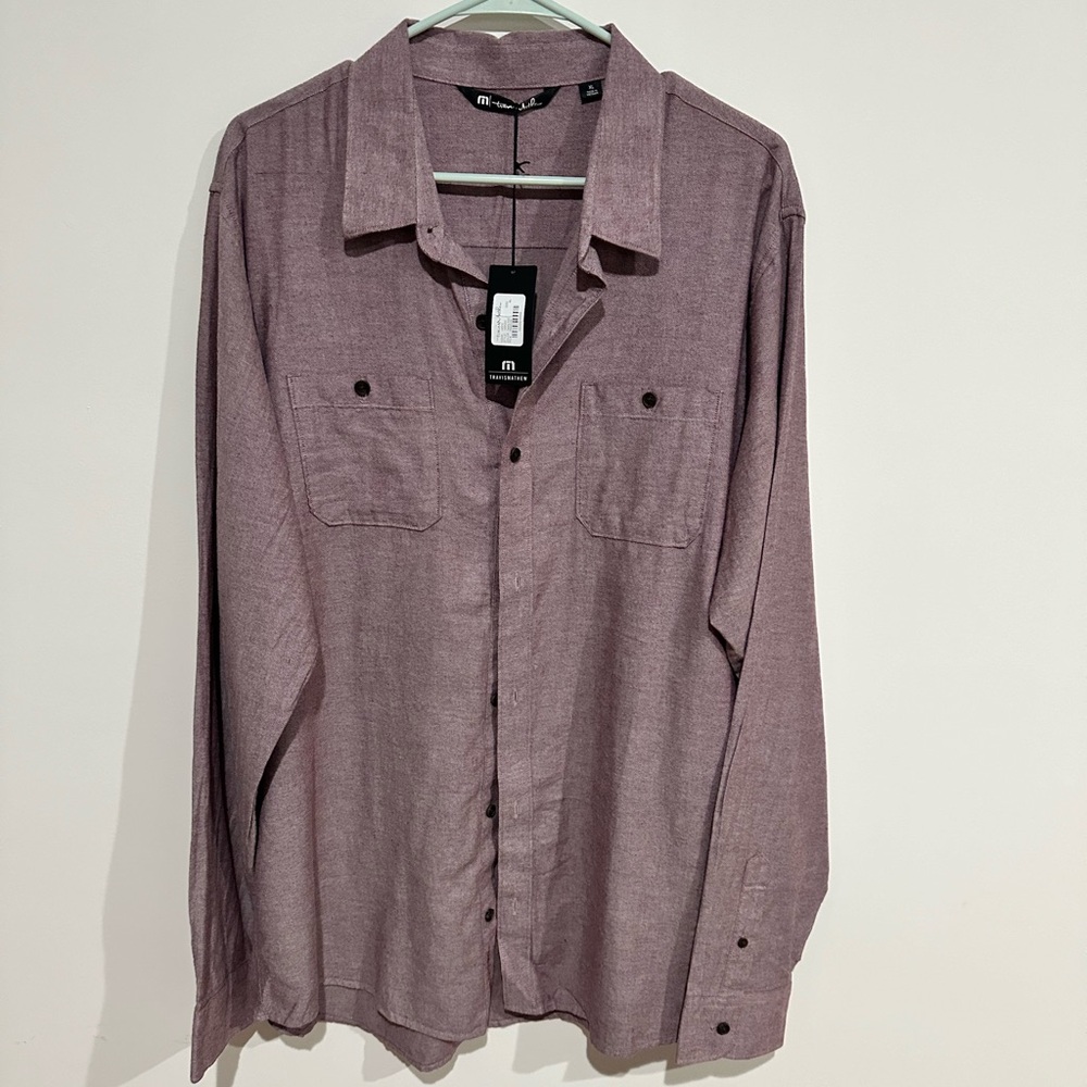 Men’s Travis Matthew Botton Down Collared Shirt XL